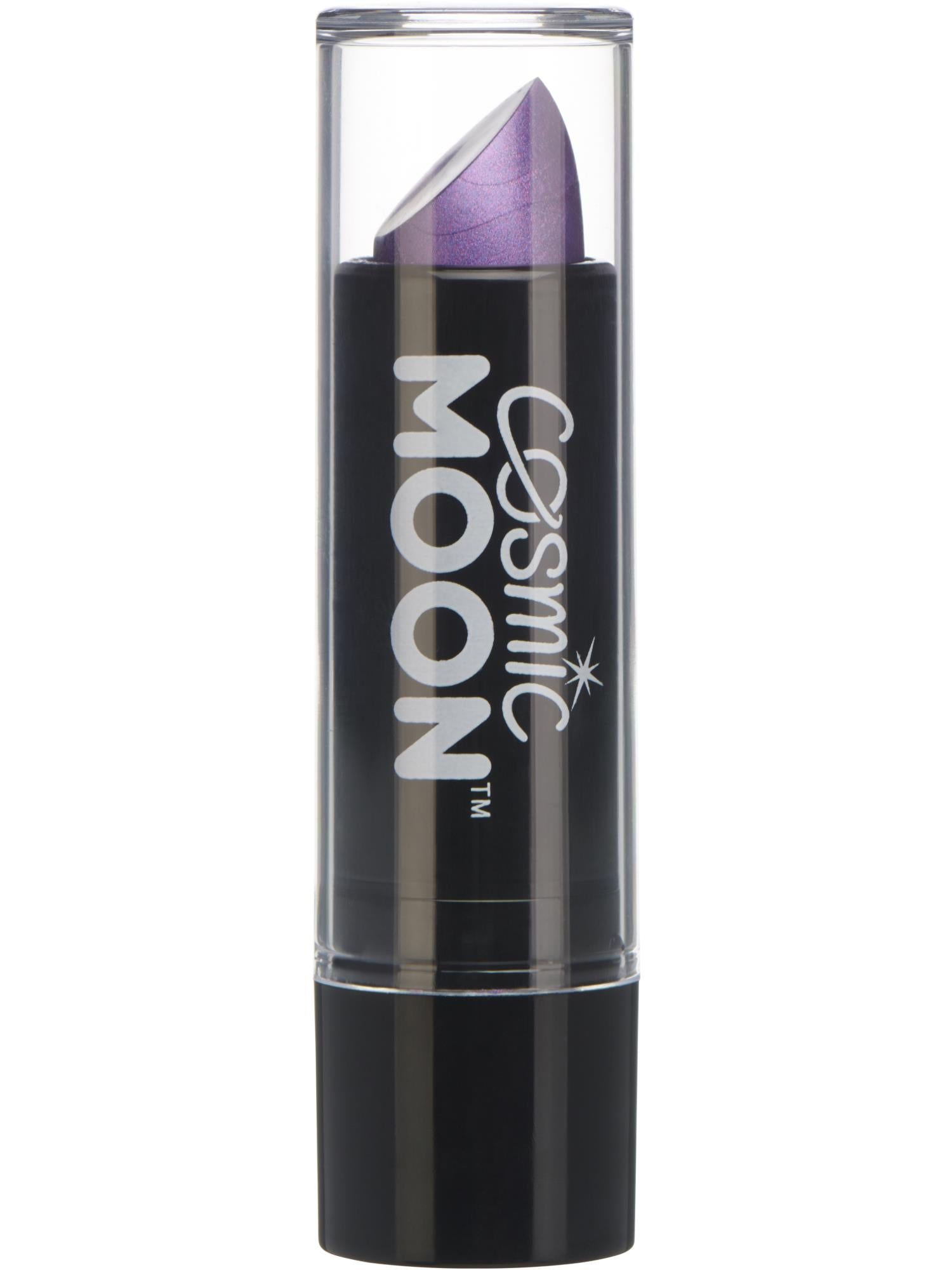 Cosmic Moon Creations Metallic Lipstick, Purple, Single, 4.2g