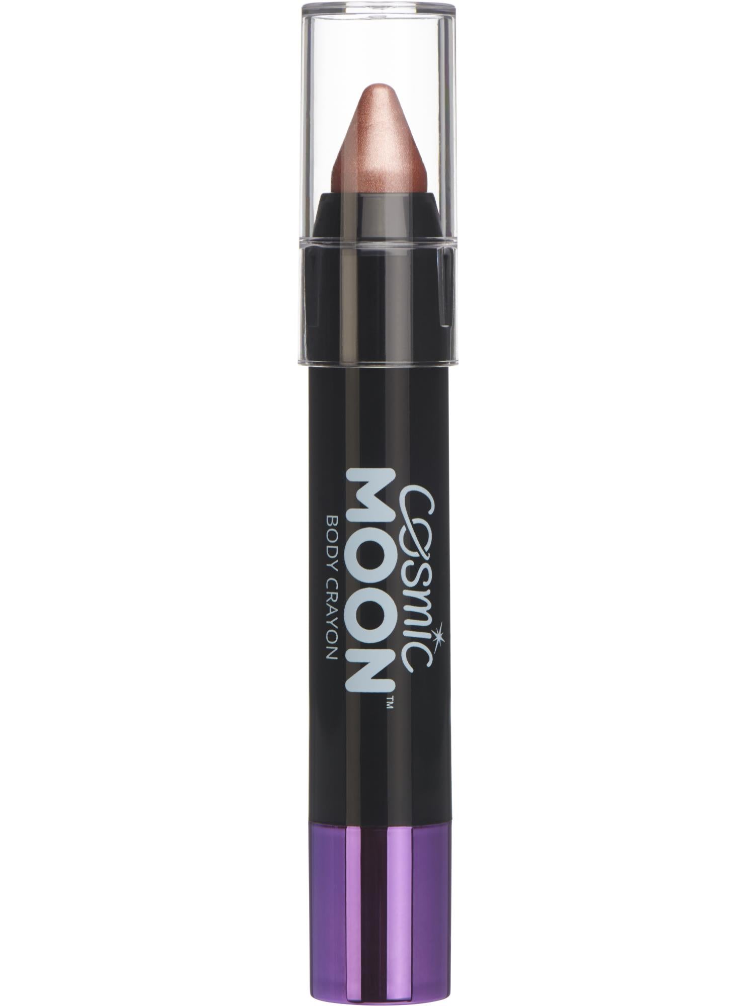 Cosmic Moon Creations Metallic Body Crayon, Rose Gold, Single, 3.2g