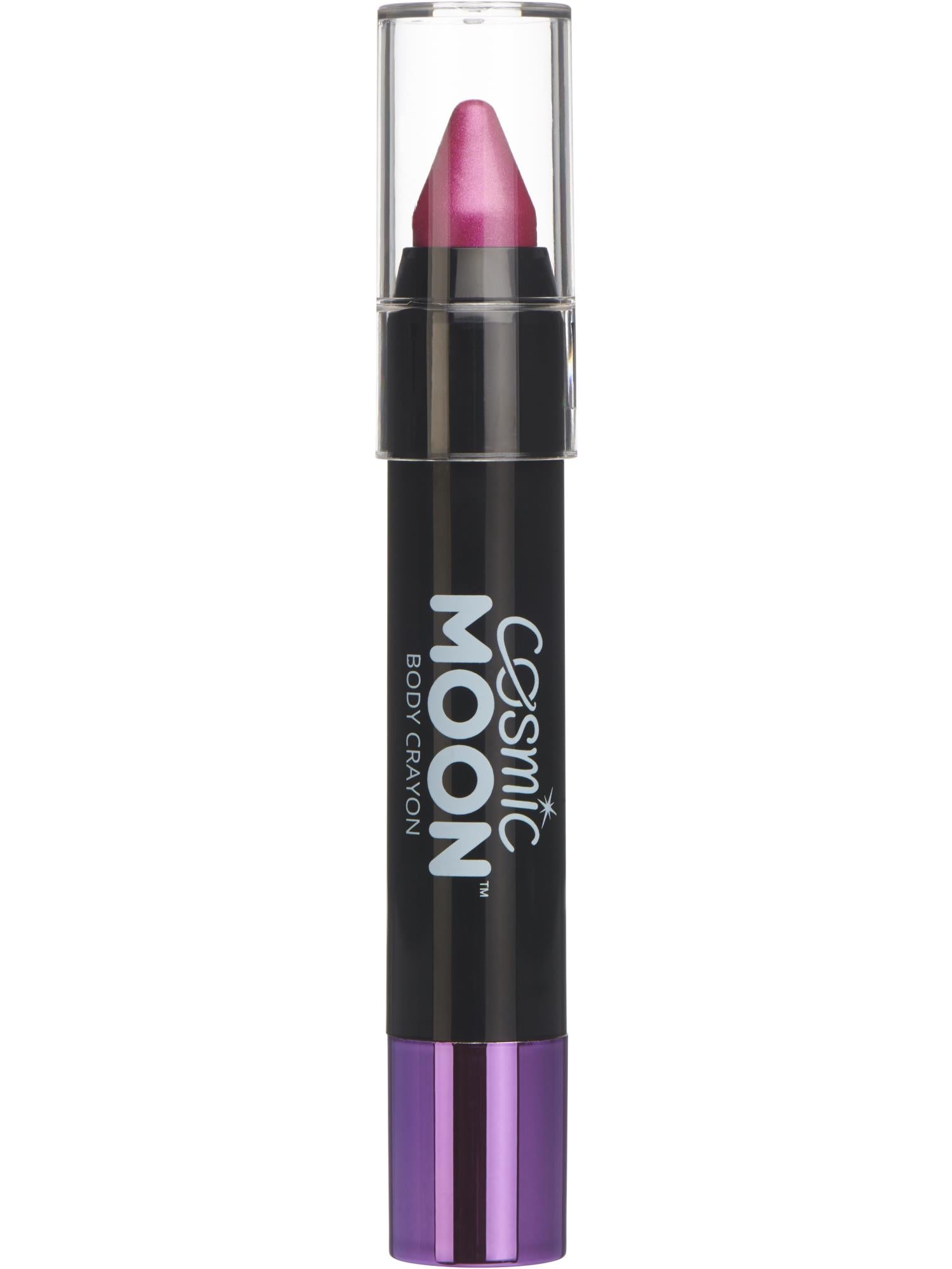 Cosmic Moon Creations Metallic Body Crayon, Pink, Single, 3.2g