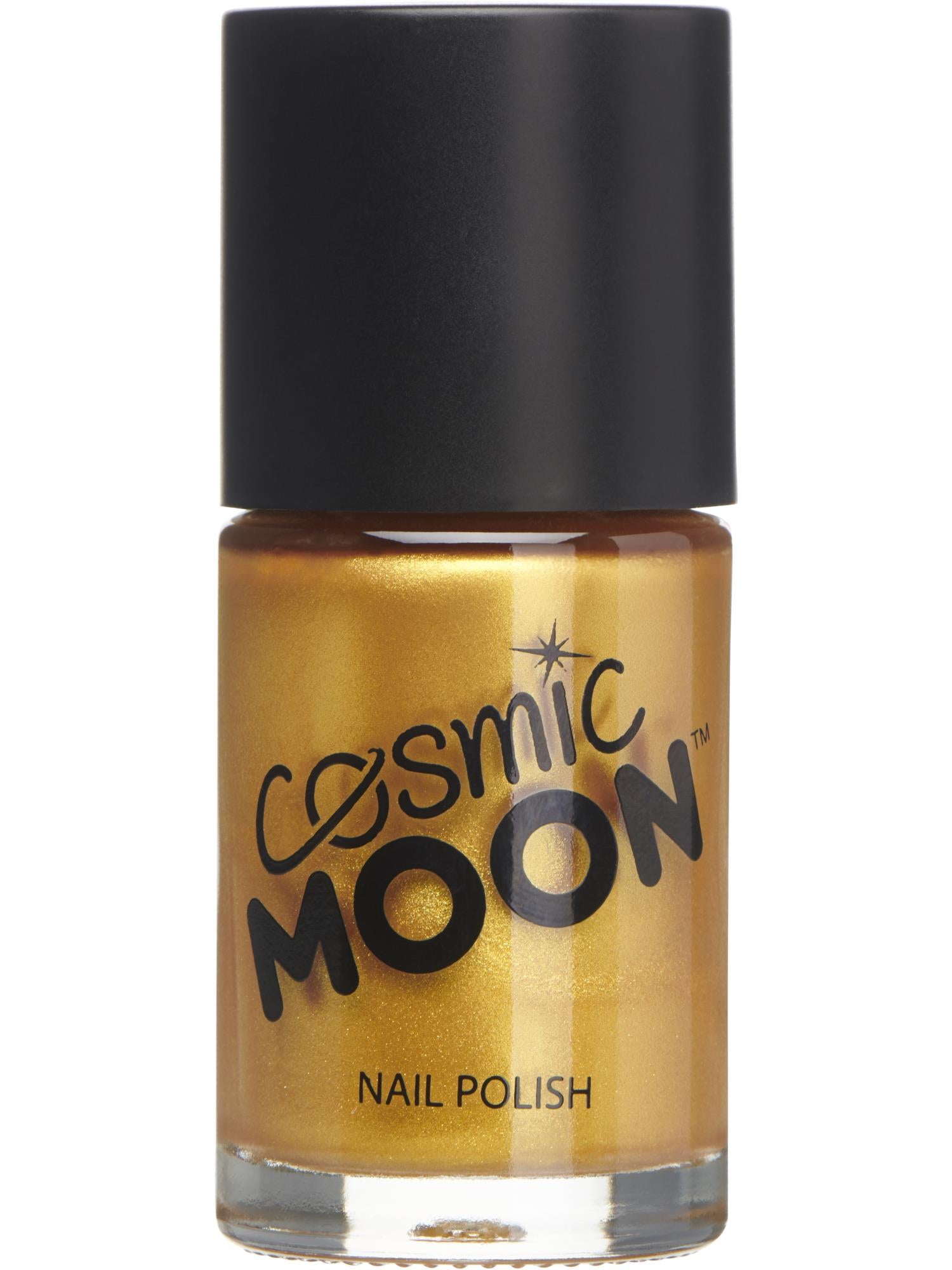 Cosmic Moon Creations Metallic Nail Polish, Gold, Single, 14ml
