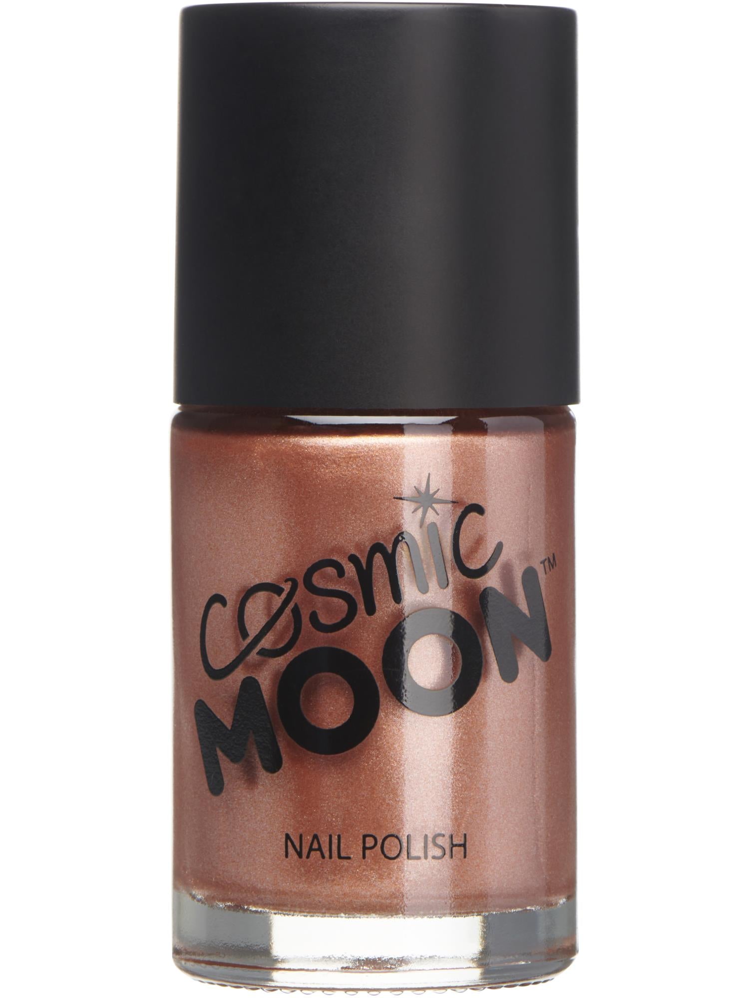 Cosmic Moon Creations Metallic Nail Polish, Rose Gold, Single, 14ml