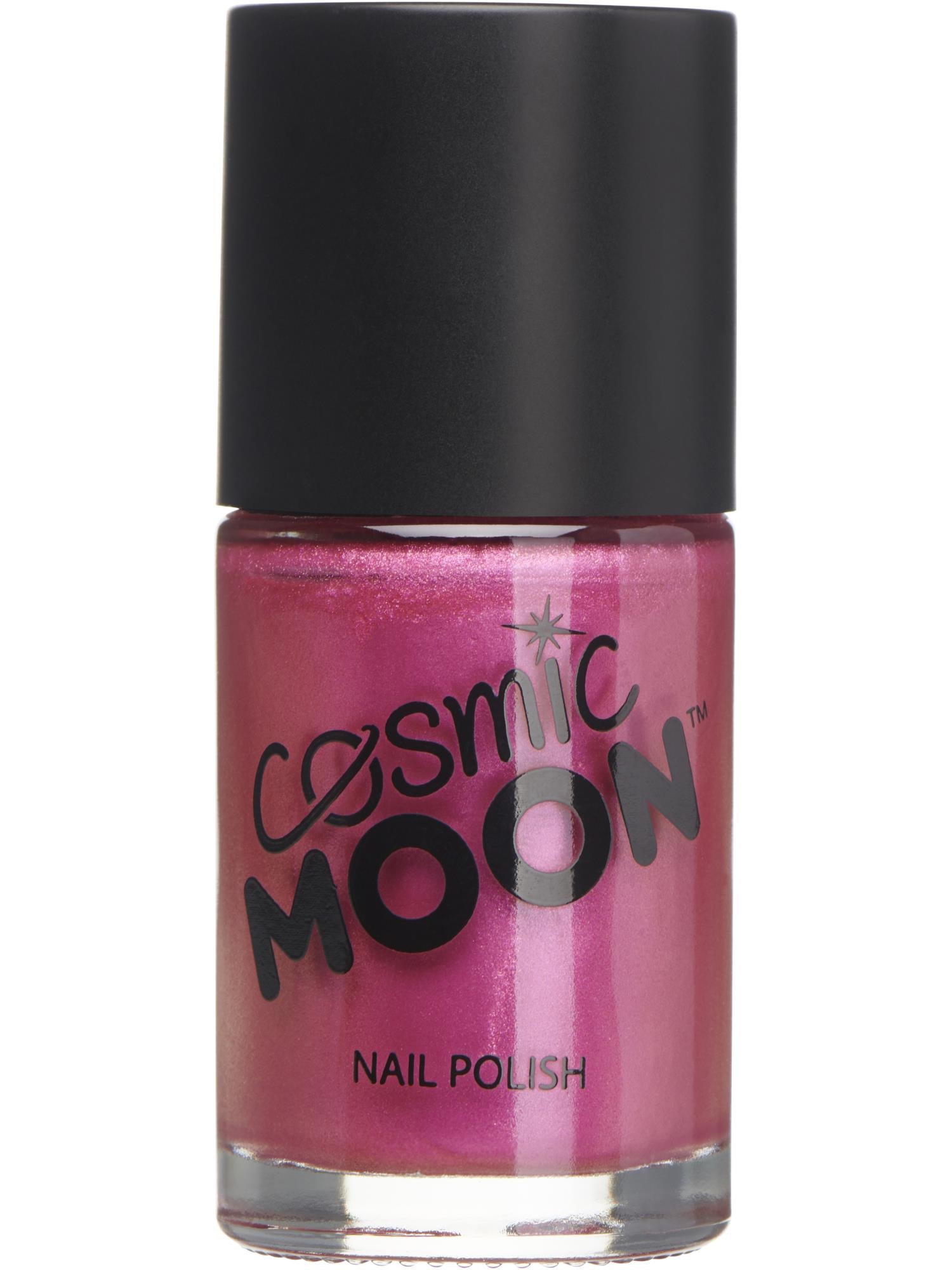 Cosmic Moon Creations Metallic Nail Polish, Pink, Single, 14ml