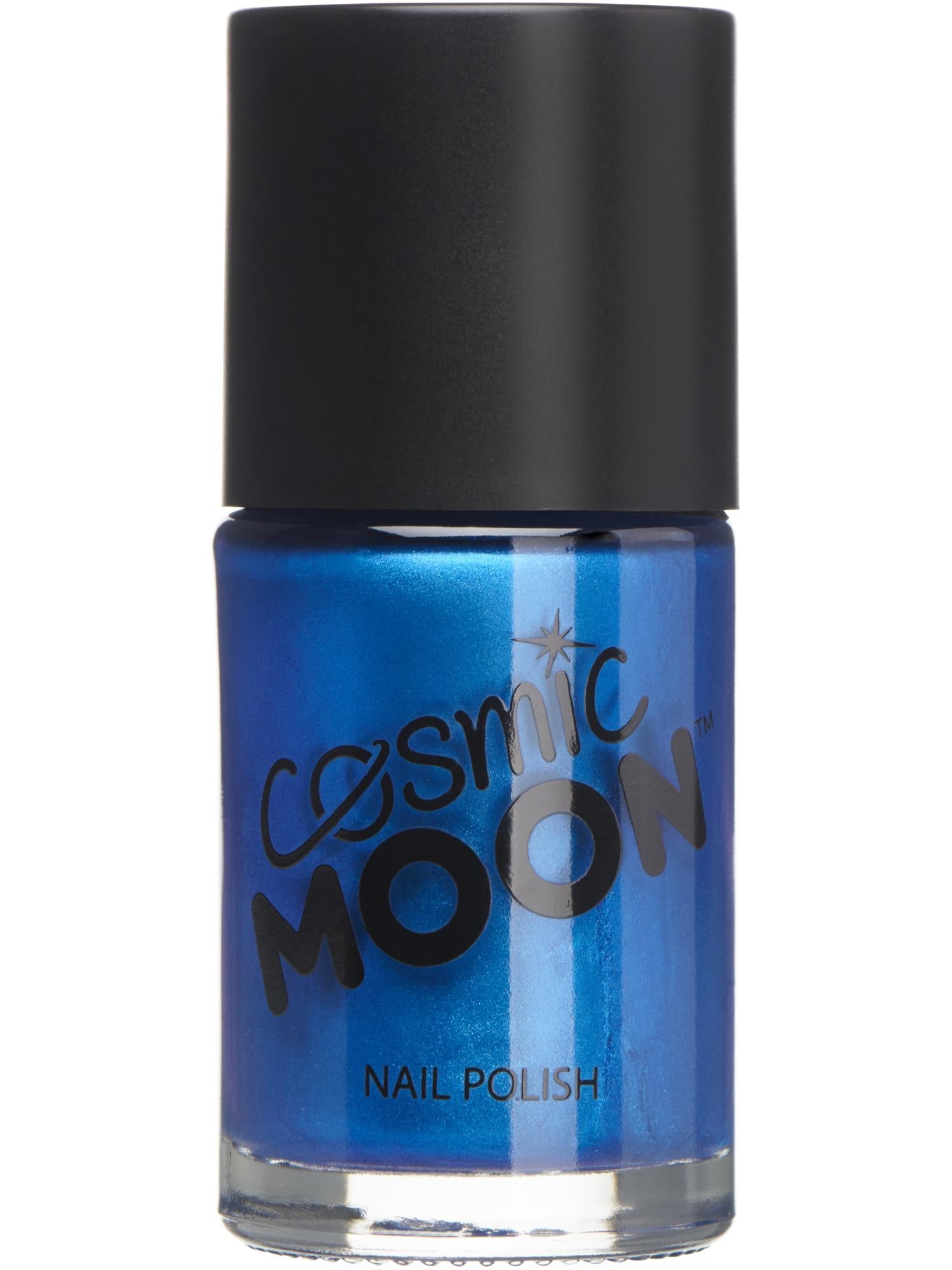 Cosmic Moon Creations Metallic Nail Polish, Blue, Single, 14ml