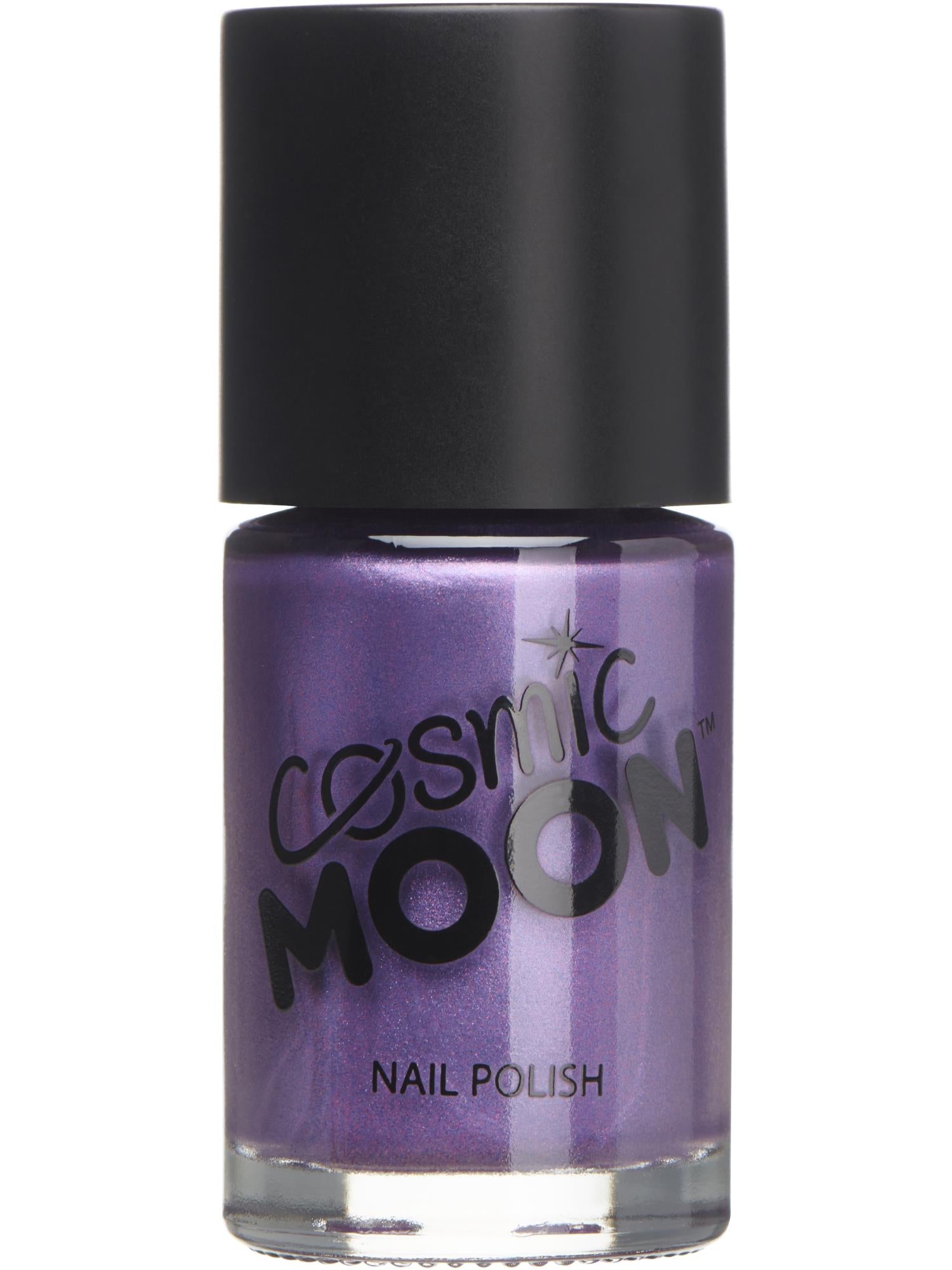 Cosmic Moon Creations Metallic Nail Polish, Purple, Single, 14ml