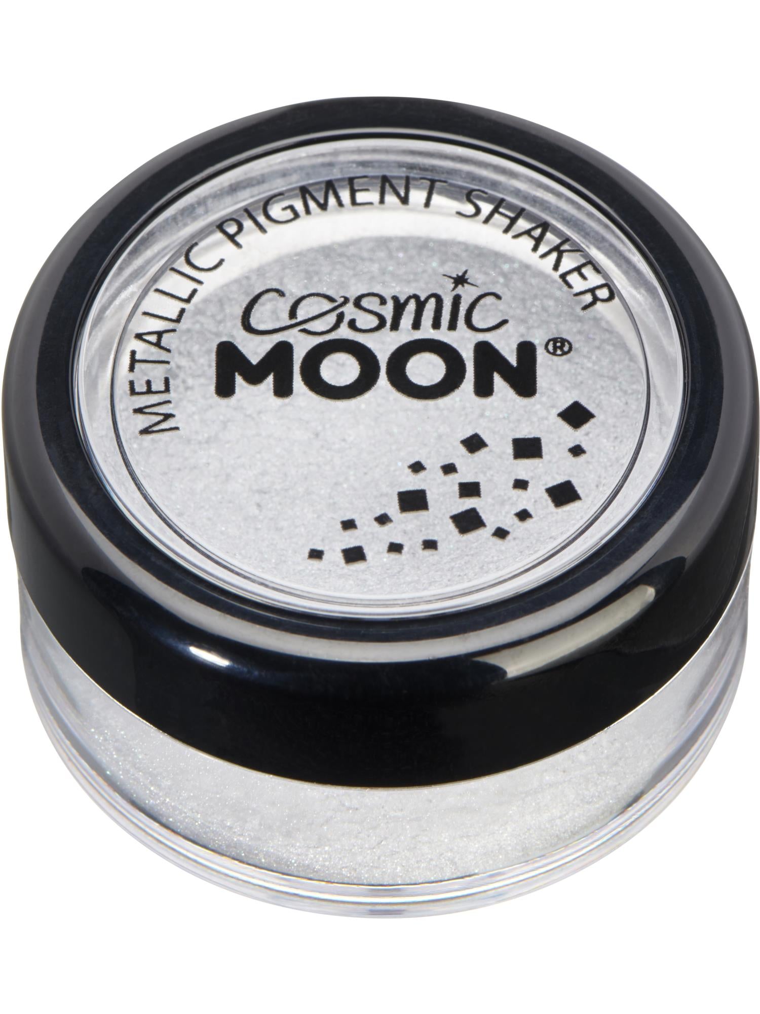 Cosmic Moon Creations Metallic Pigment Shaker, Silver, Single, 4.2g