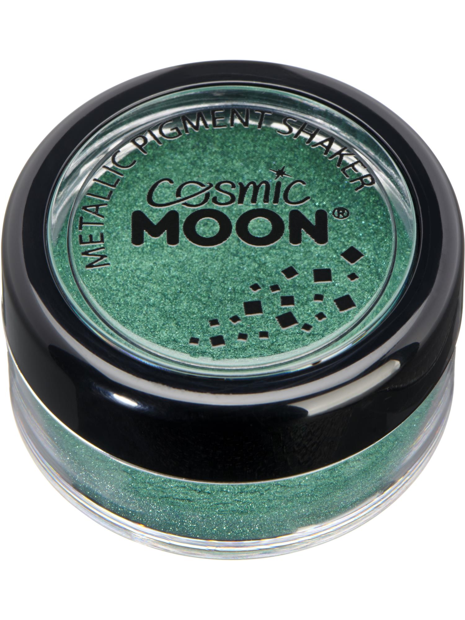 Cosmic Moon Creations Metallic Pigment Shaker, Green, Single, 4.2g