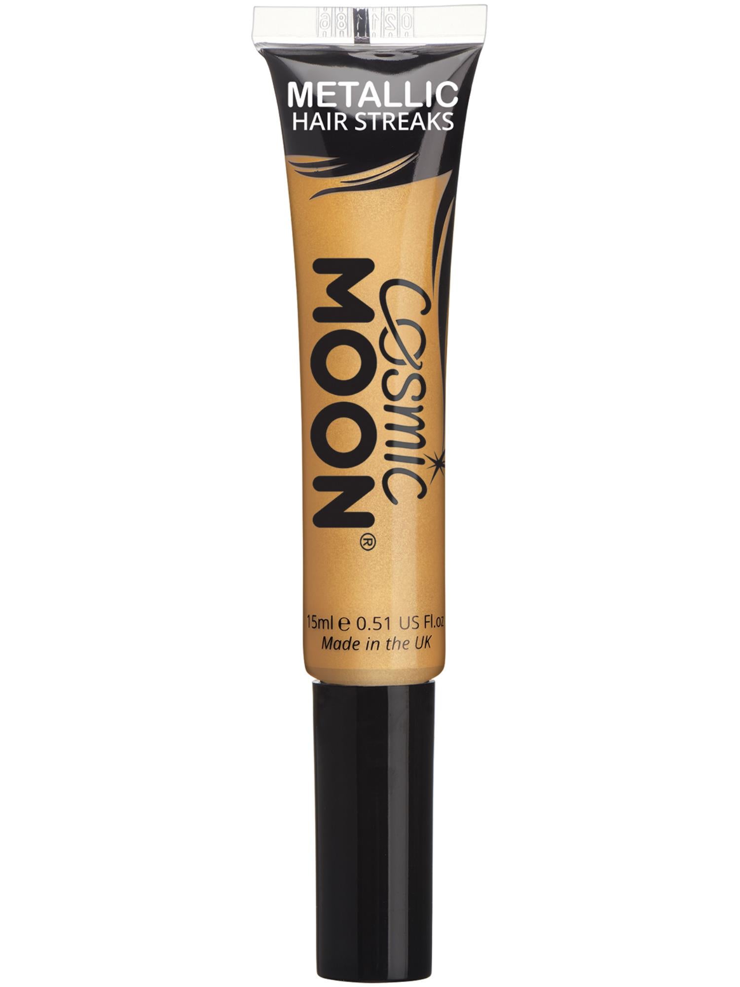 Cosmic Moon Creations Metallic Hair Streaks, Gold, Single, 15ml