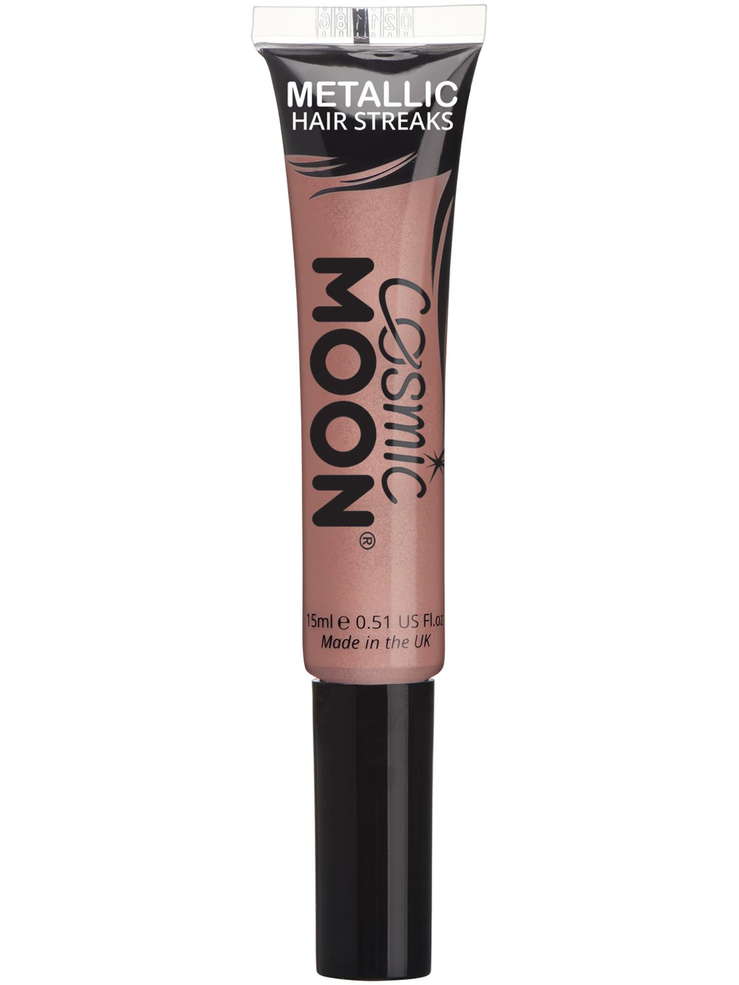 Cosmic Moon Creations Metallic Hair Streaks, Rose Gold, Single, 15ml