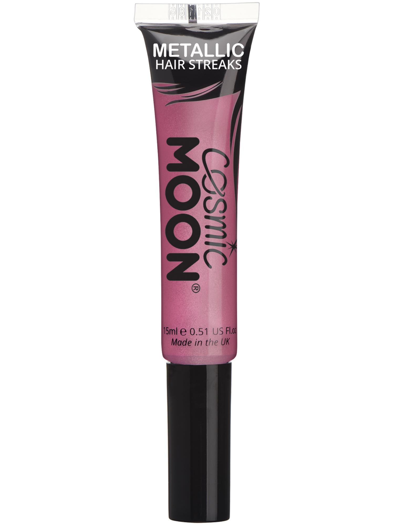 Cosmic Moon Creations Metallic Hair Streaks, Pink, Single 15ml