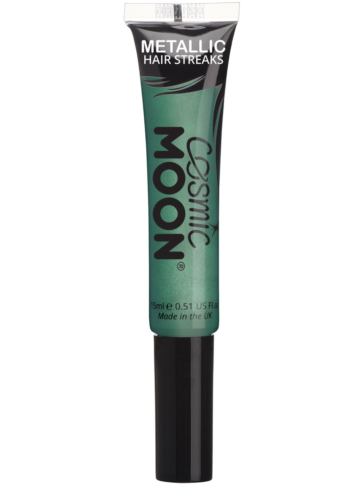 Cosmic Moon Creations Metallic Hair Streaks, Green, Single, 15ml