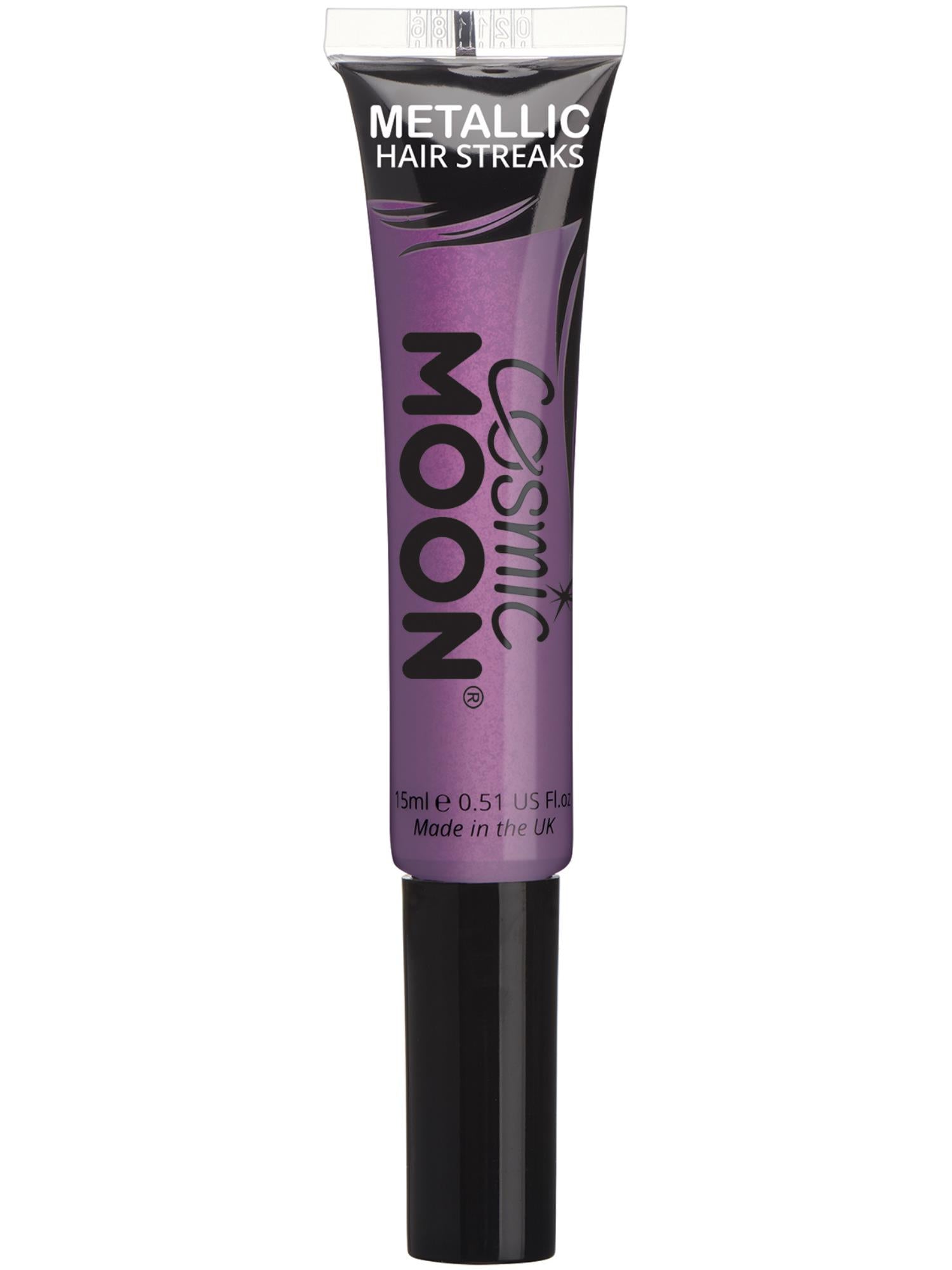 Cosmic Moon Creations Metallic Hair Streaks, Purple, Single, 15ml