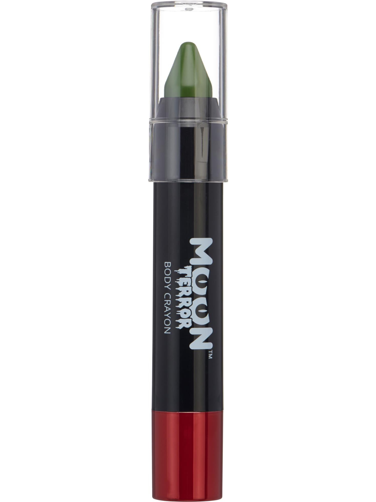 Moon Creations Terror Halloween Body Crayons, Green, Single 3.2g