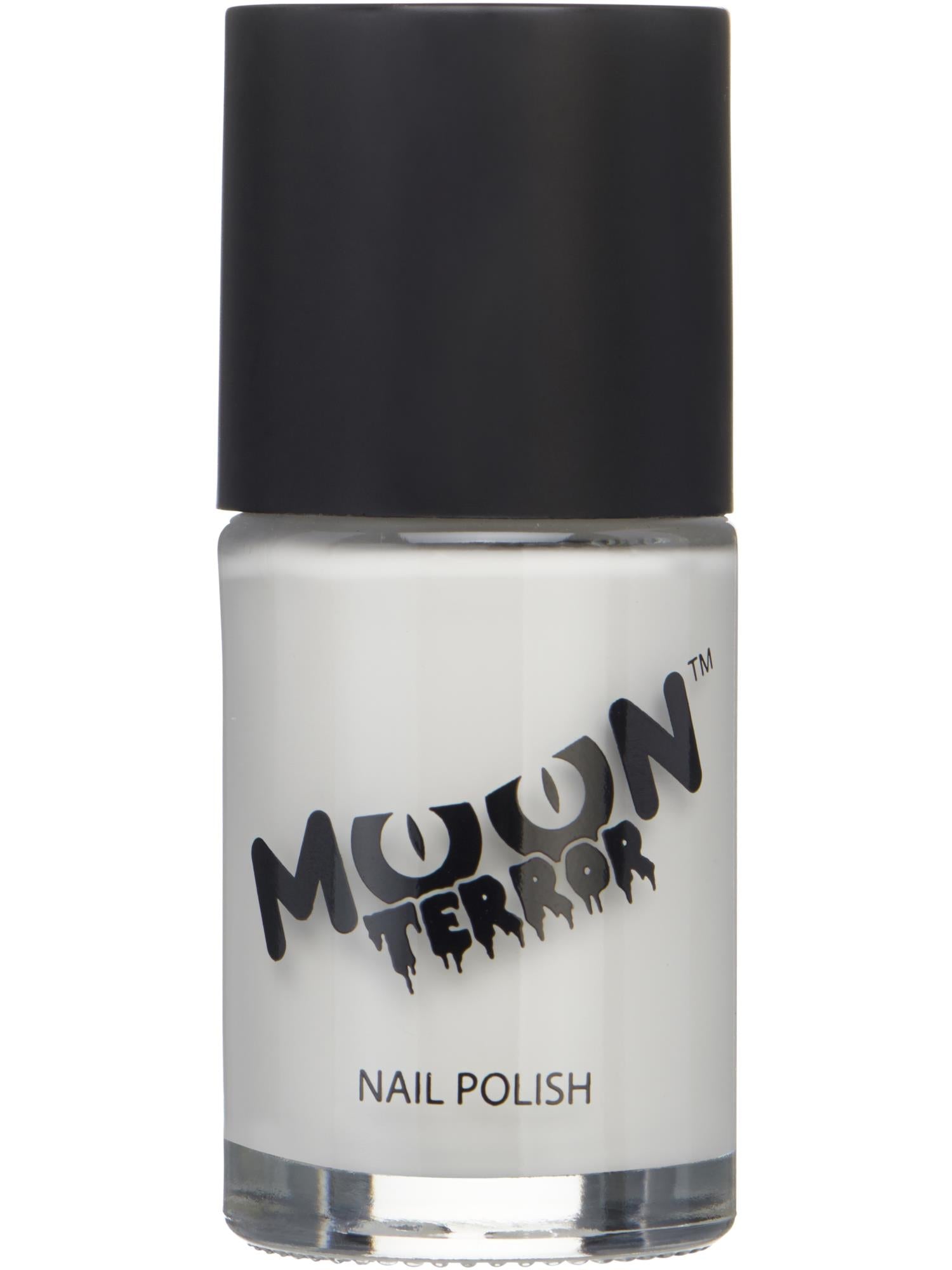 Moon Creations Terror Halloween Nail Polish, White, Single 14ml