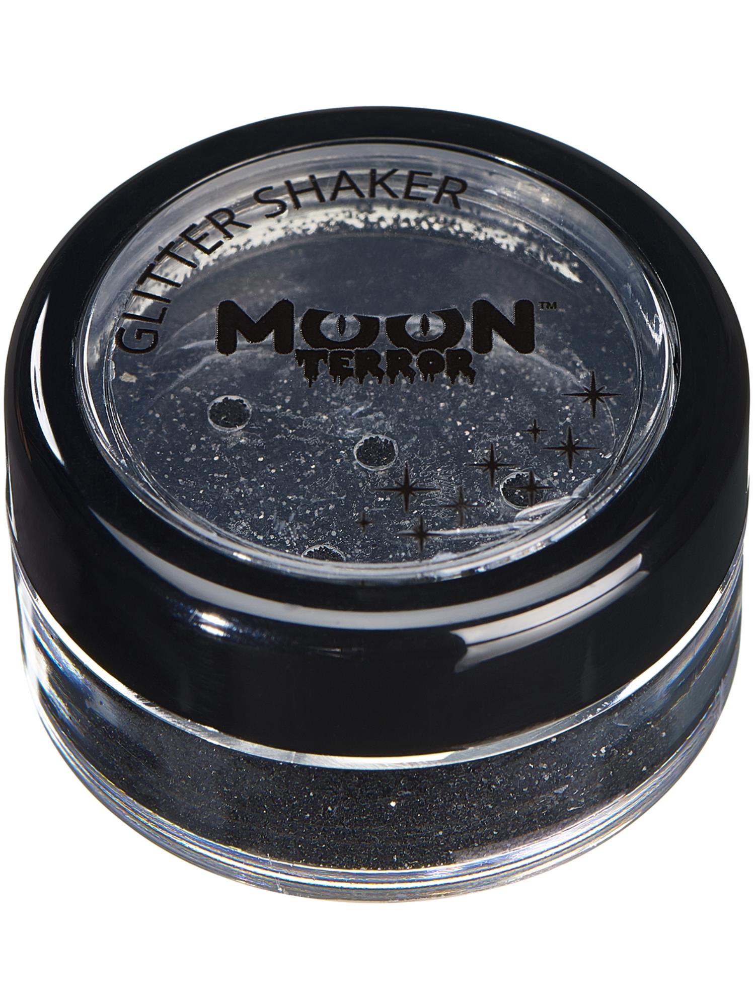 Moon Creations Terror Halloween Glitter Shakers, Black, Single 4.2g
