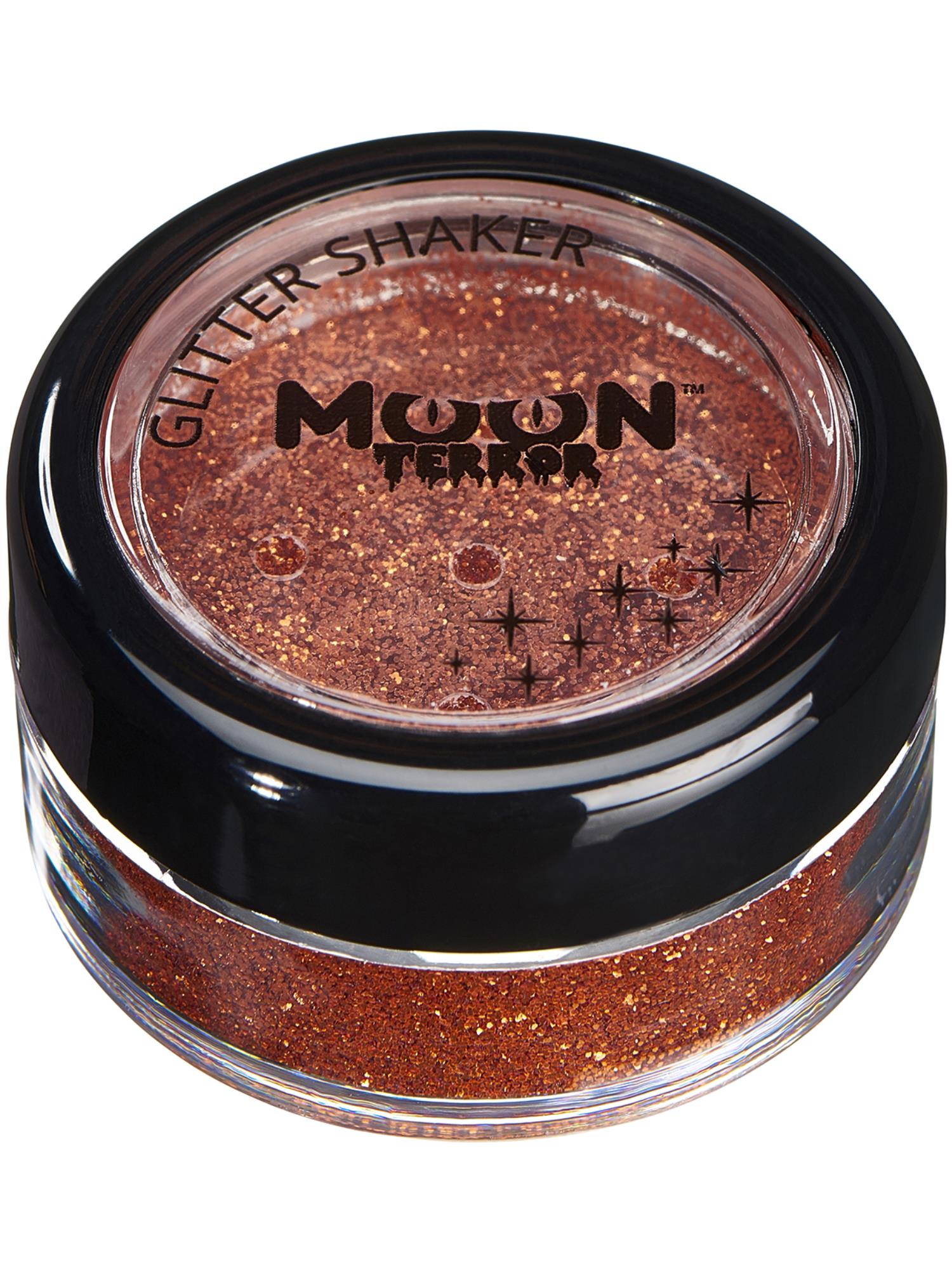 Moon Creations Terror Halloween Glitter Shakers, Orange, Single 4.2g