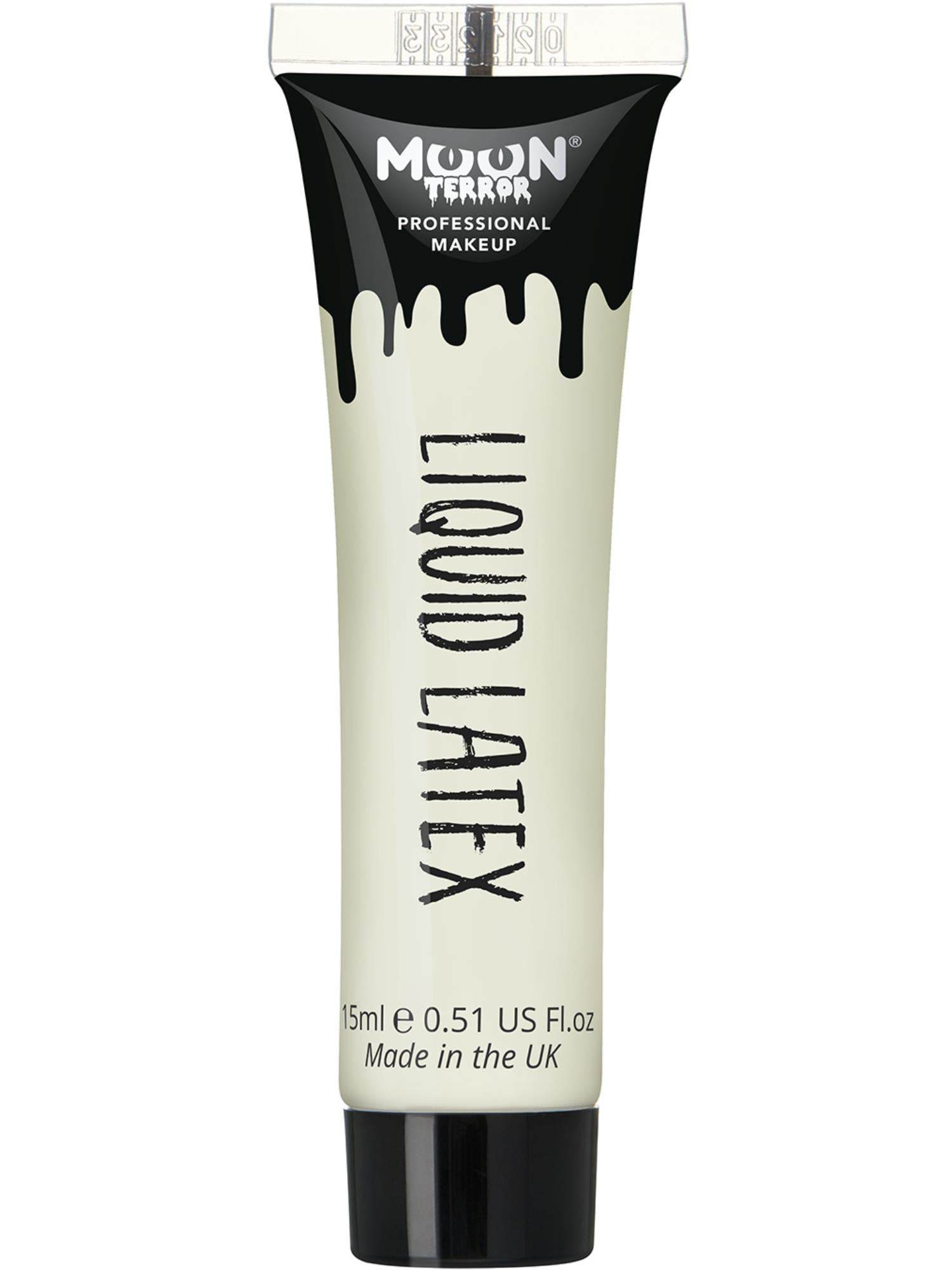 Moon Creations Terror Pro FX Liquid Latex, White, Single