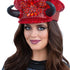 Fever Deluxe Devil Sequin Captains Hat