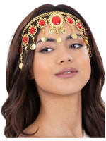 Grecian Gold & Ruby Headdress