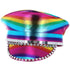 Metallic Studded Rainbow Captains Hat Alternative 1