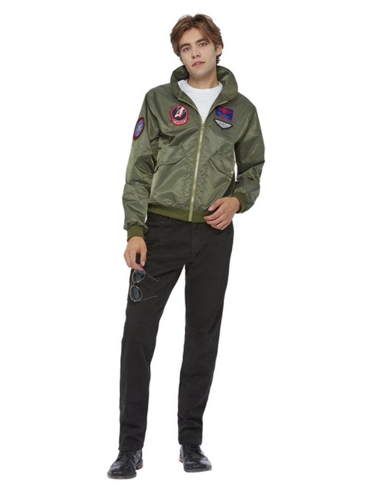 Top Gun Maverick Bomber Jacket Green Alternative 1