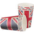 Union Jack Vintage Style Print Paper Cups Alternative 1