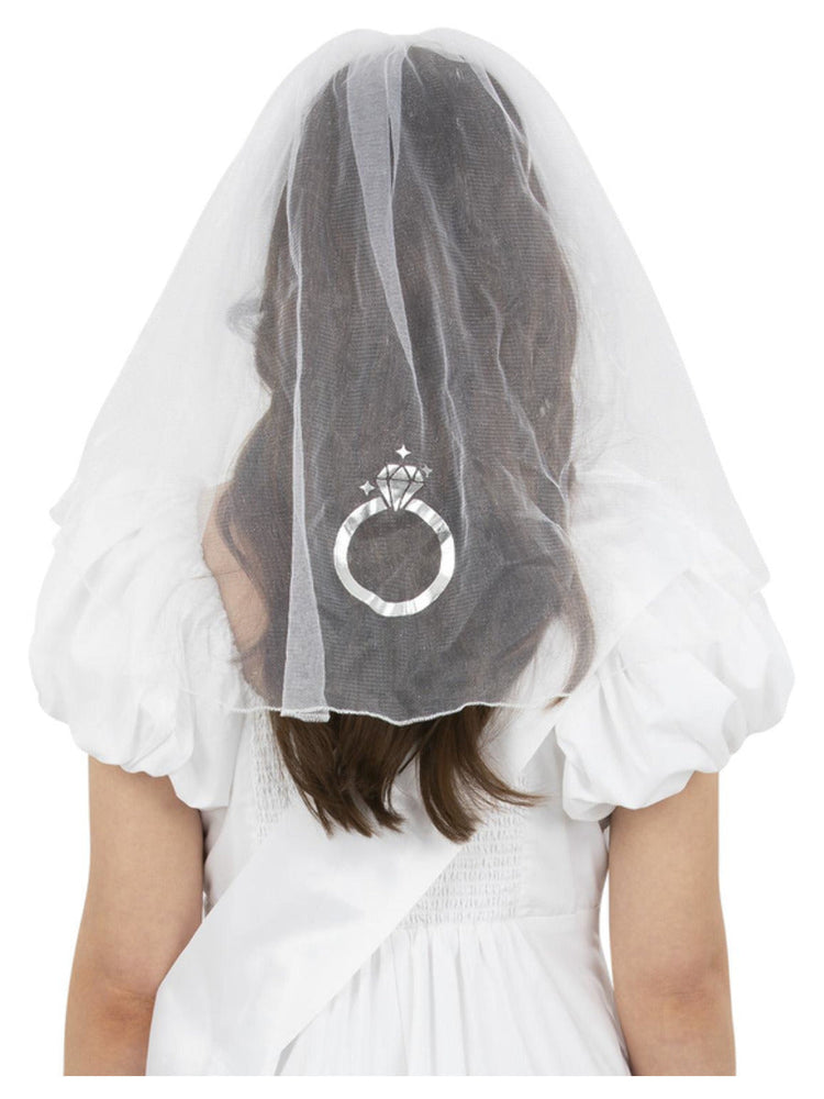 Universal Bride Veil Sash Kit Back