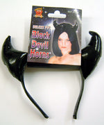 Black PVC Devil Horns