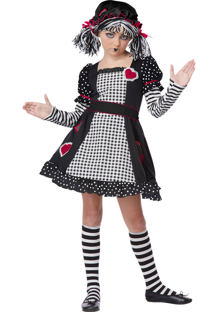 Kids Rag Doll Costume, Child Fancy Dress