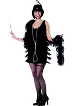 Black Flapper Fashion Costume
