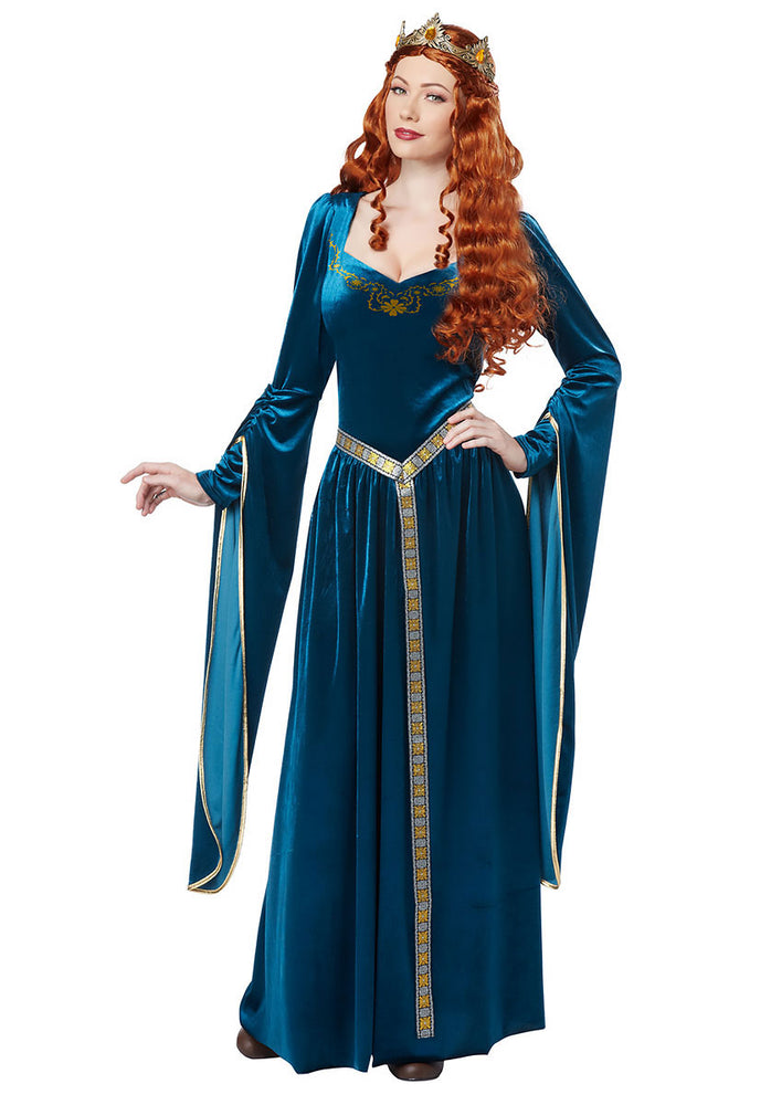 Lady Guinevere Costume, Teal