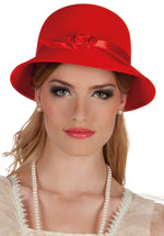 Charleston Lady Hat - Red