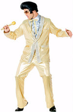 Elvis Gold Lamé Suit, Rock n Roll Fancy Dress