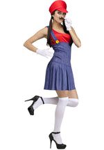 Pretty Plumber Costume, Red