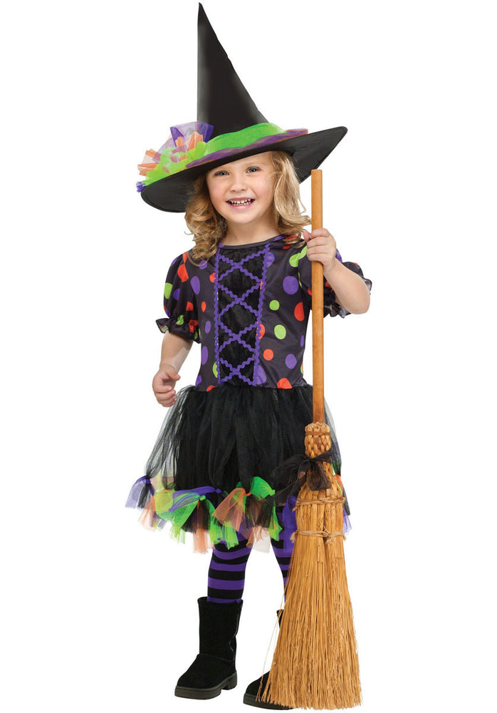 Kids Polka Dot Witch Costume
