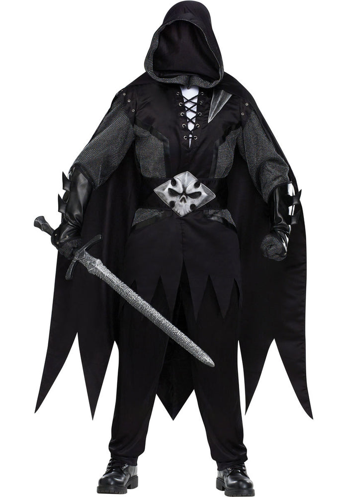 Evil Knight Costume, Horror Medieval Fancy Dress