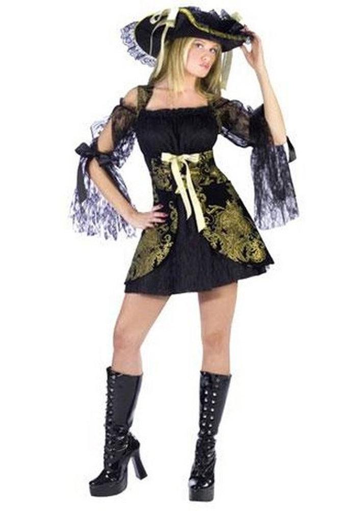 Golden Pirate Lady Costume