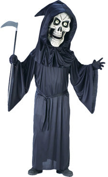 Bobble Head Reaper Costume, Halloween Fancy Dress