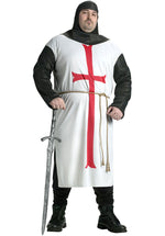 Knight Templar Costume, Plus Size