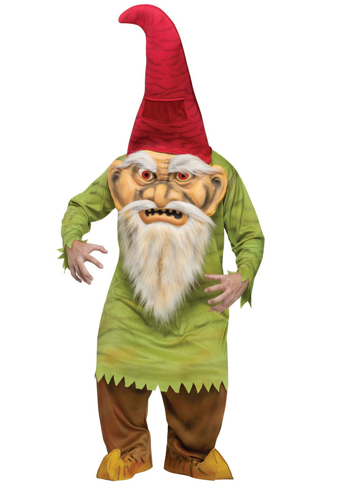 Big Head Evil Gnome Costume, Halloween Fancy Dress