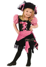 Pink Punk Pirate Costume, Toddler