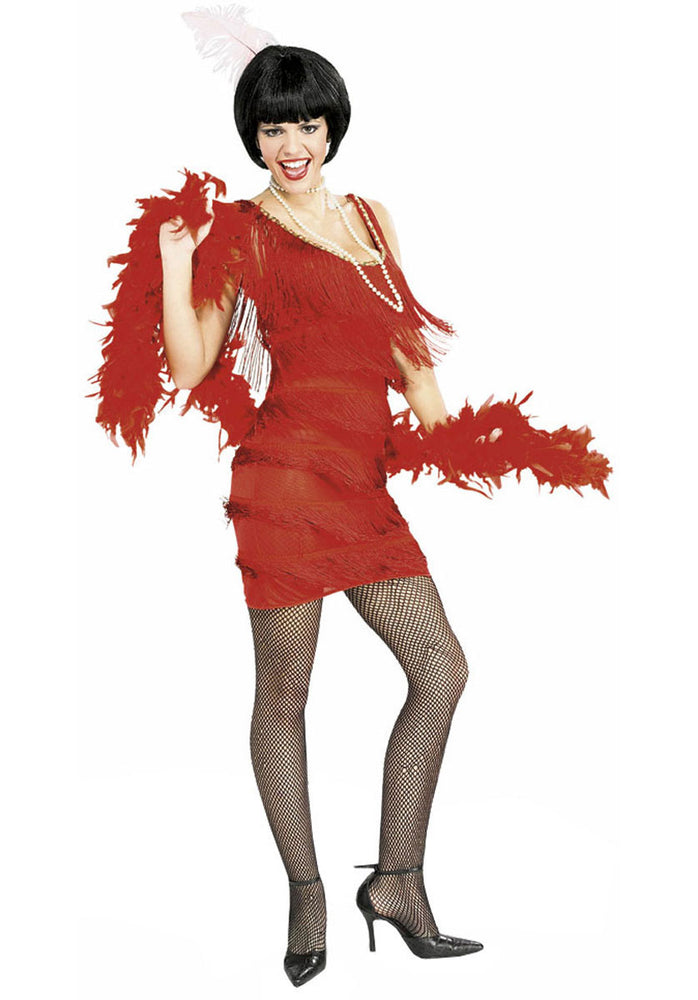 Flapper Roaring Babe Red Costume