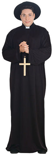 Priest Costume, Plus Size, Religion Fancy Dress