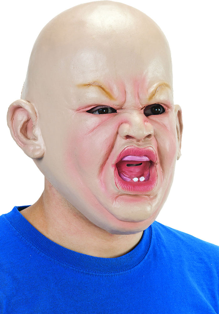 Angry Baby Mask, Realistic Full Head Mask