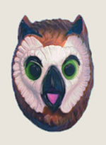 Owl Large PVC Mask