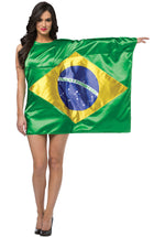 Brazilian Flag Dress Costume