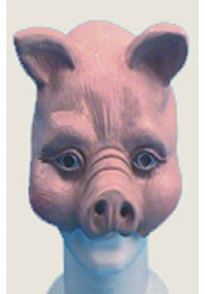 Pig Half Face Rubber Animal Mask