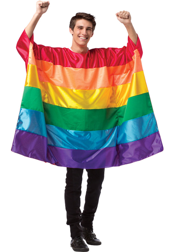 Adult Rainbow Flag Tunic Costume
