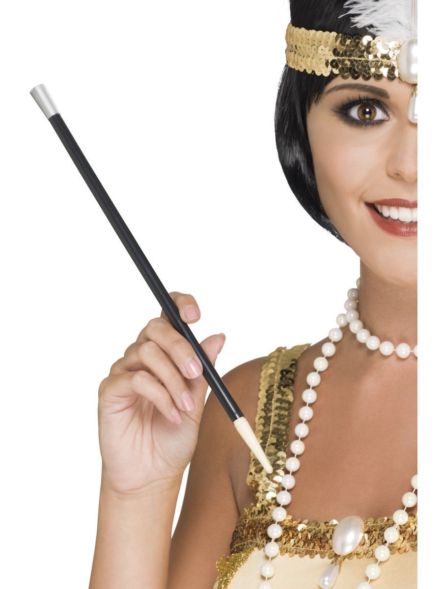 Cigarette Holder Black Plastic