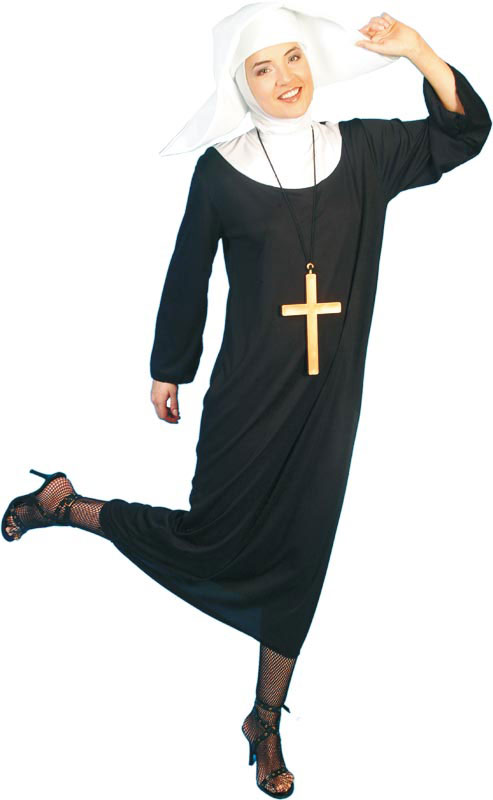 Nun Deluxe Costume, Religion Fancy Dress