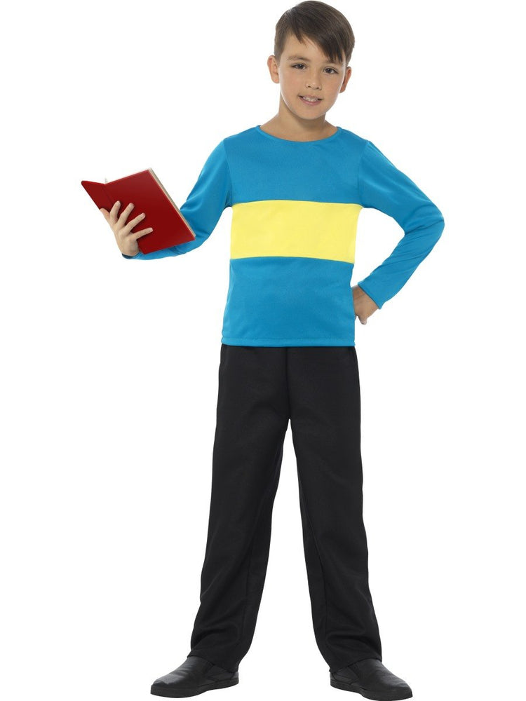 Jumper, Blue with Yellow Stripe21969